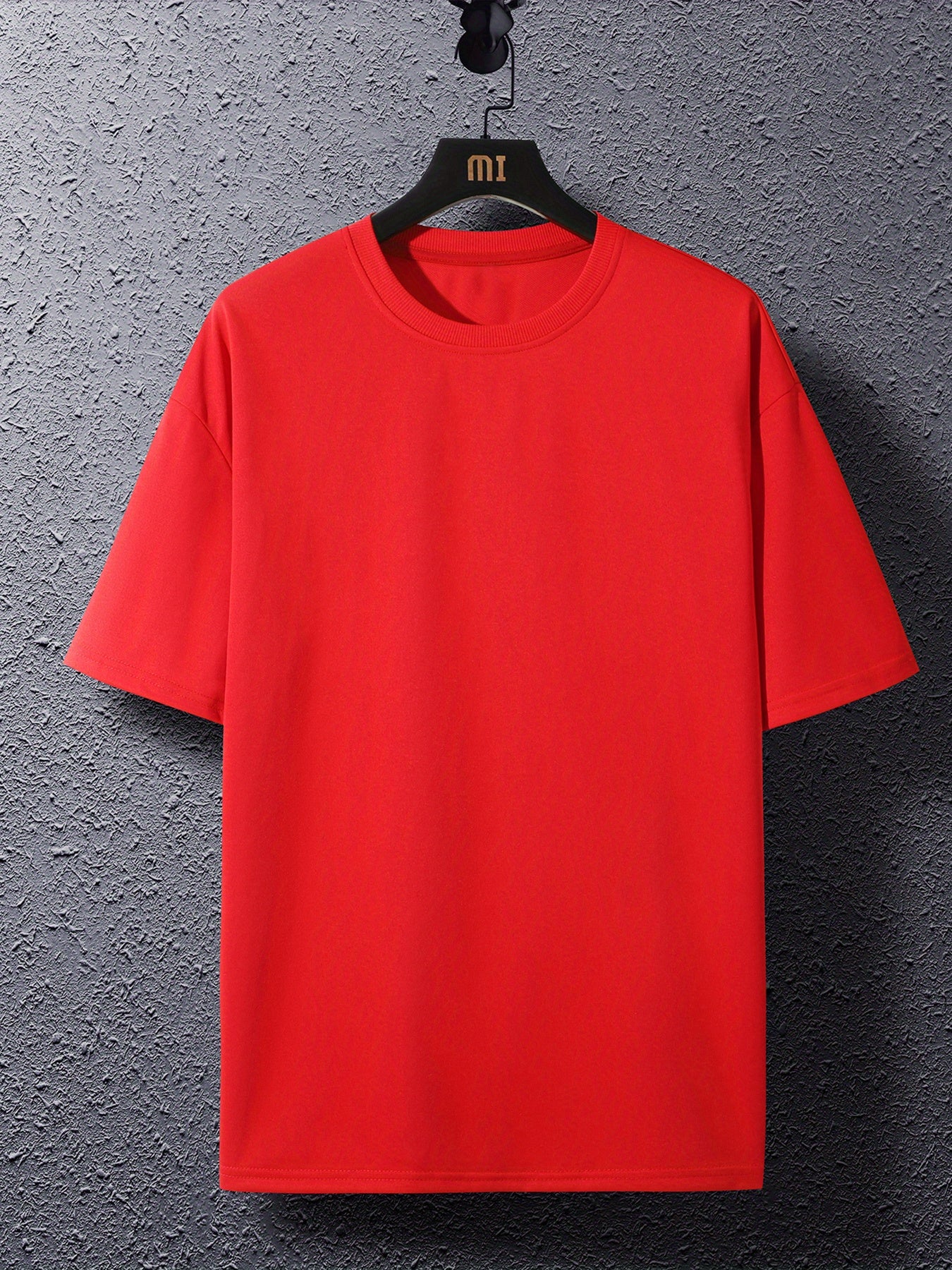 BETTER LUCK Graphic Print Men's Creative Top, Casual And Comfy Short Sleeve Crew Neck T-shirt, Men's Clothing For Summer Outdoor - Lena & Miles Exquisite Boutique LLC.