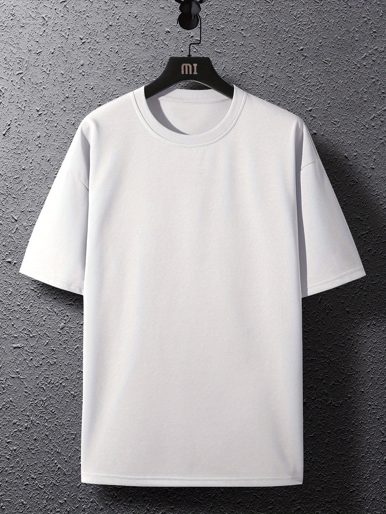 BETTER LUCK Graphic Print Men's Creative Top, Casual And Comfy Short Sleeve Crew Neck T-shirt, Men's Clothing For Summer Outdoor - Lena & Miles Exquisite Boutique LLC.